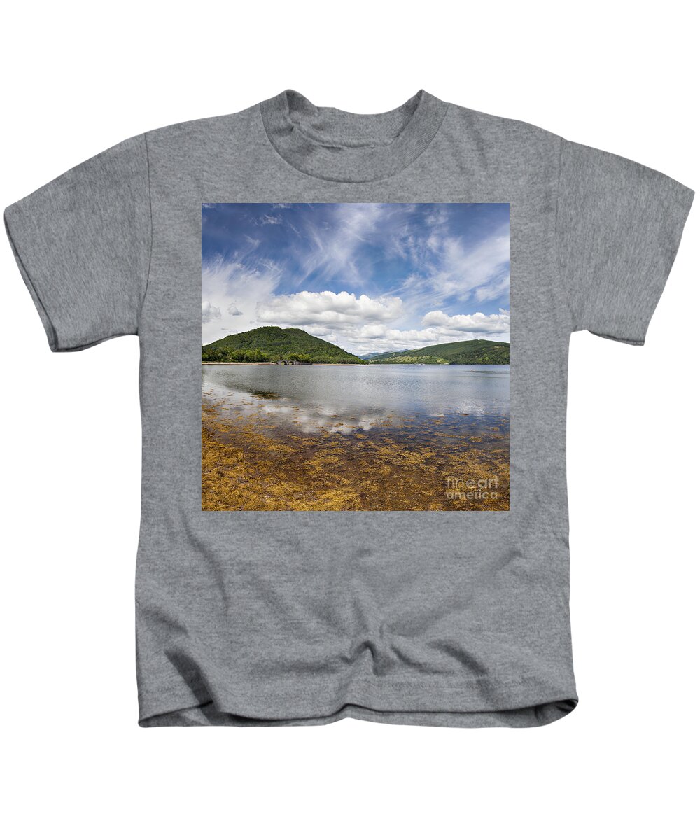 Reflection Kids T-Shirt featuring the photograph Loch Fine by Inveraray #2 by Sophie McAulay