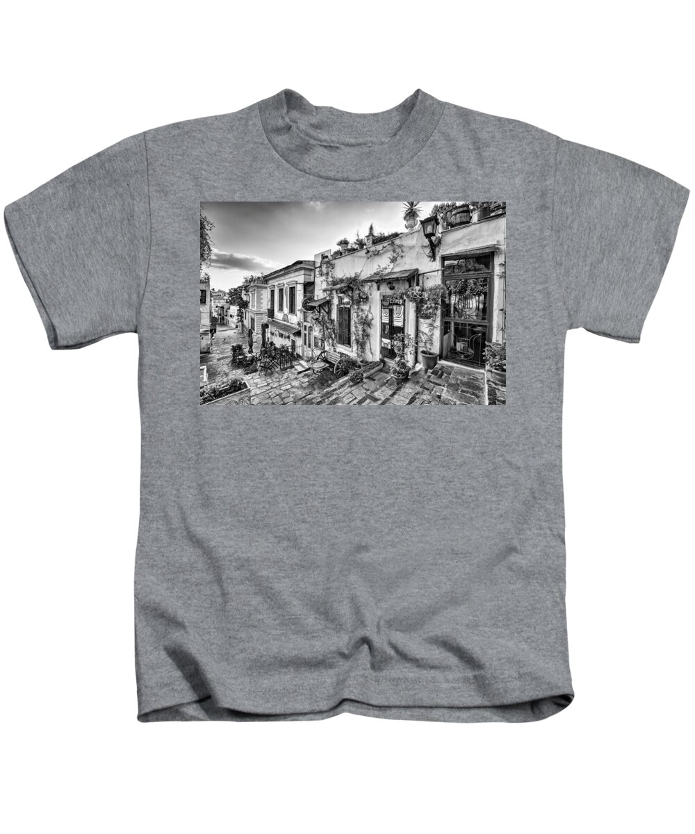 And Kids T-Shirt featuring the photograph The famous Plaka in Athens - Greece #25 by Constantinos Iliopoulos