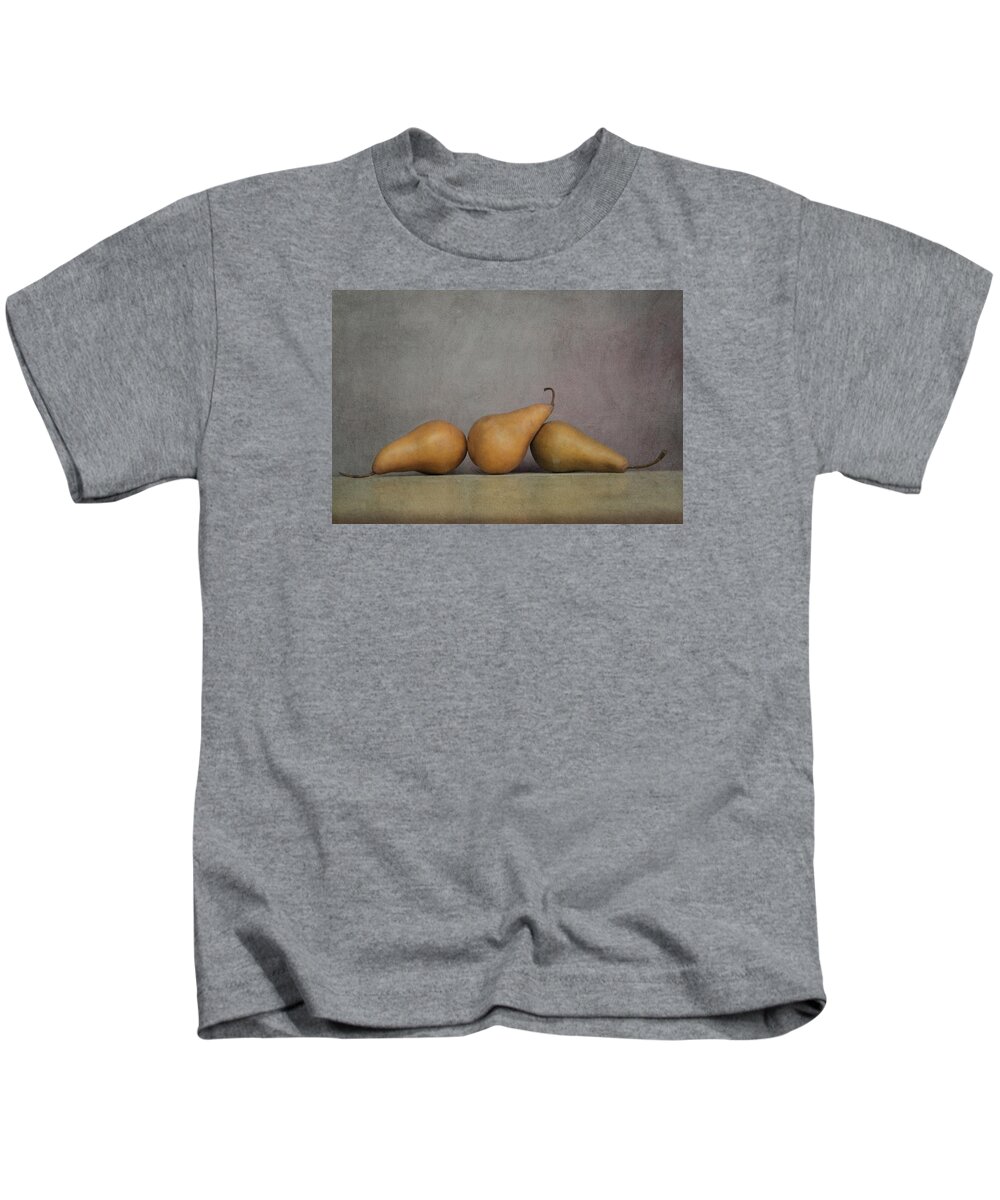 Still Life Photography Kids T-Shirt featuring the photograph A Threesome by Mary Buck