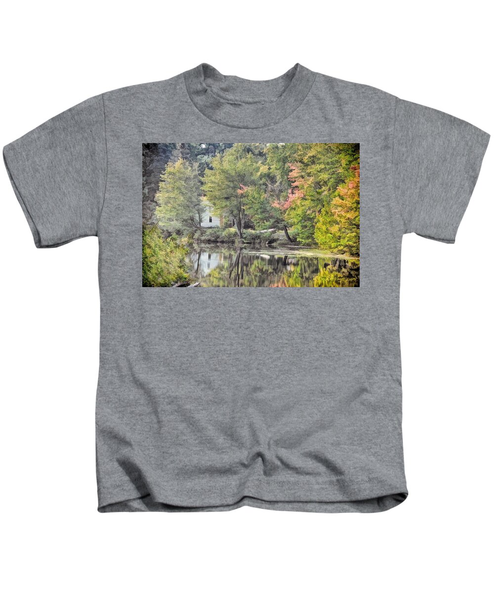 Autumn Kids T-Shirt featuring the photograph Autumn in Pastel by Phyllis Meinke