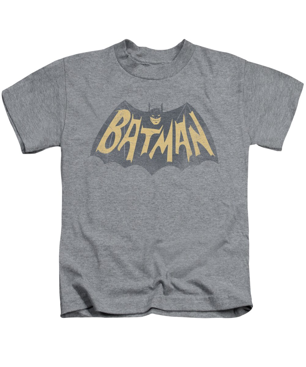 Batman Kids T-Shirt featuring the digital art Batman Classic Tv - Show Logo by Brand A