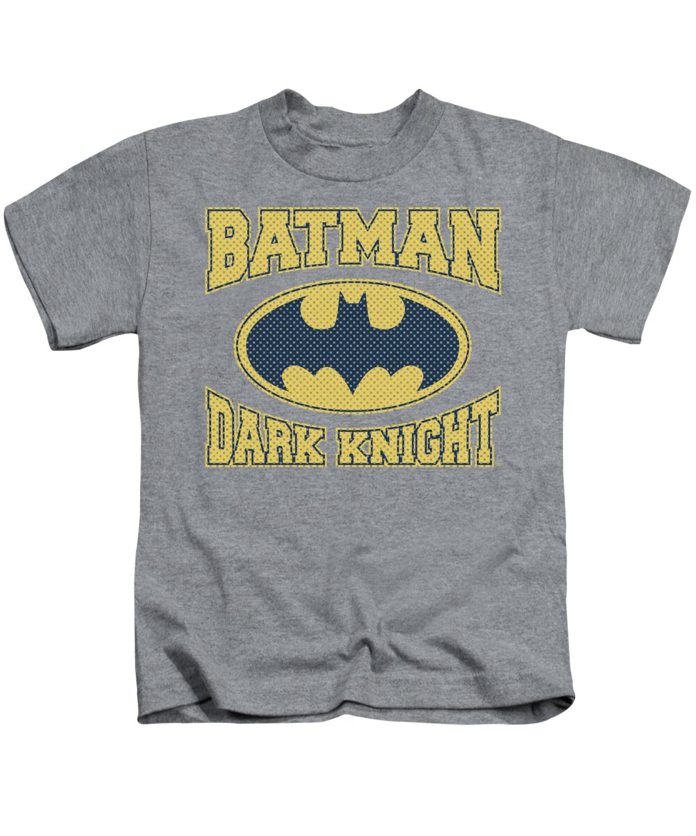 Batman Kids T-Shirt featuring the digital art Batman - Dark Knight Jersey by Brand A