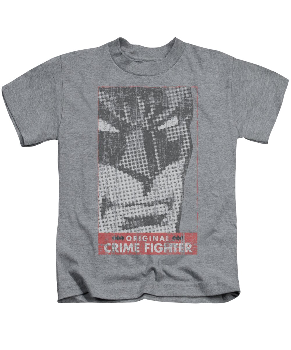 Batman Kids T-Shirt featuring the digital art Batman - Orginal Crime Fighter by Brand A