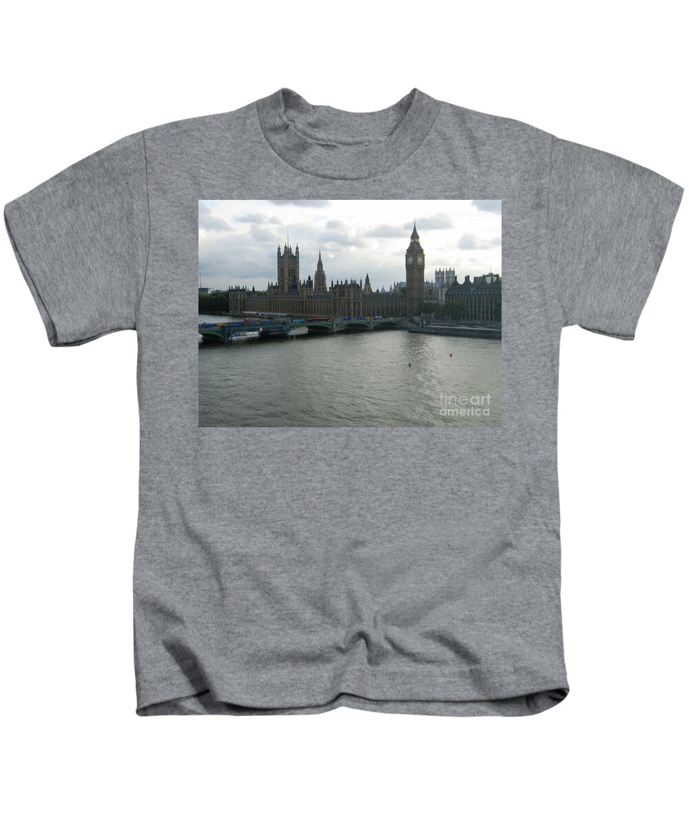 Houses Of Parliament Kids T-Shirt featuring the photograph Beauty In Silhouette by Denise Railey