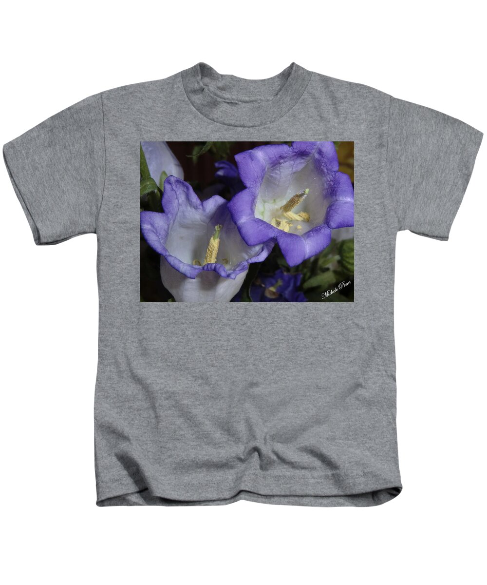 Blue Kids T-Shirt featuring the photograph Blue Persuasion by Michele Penn