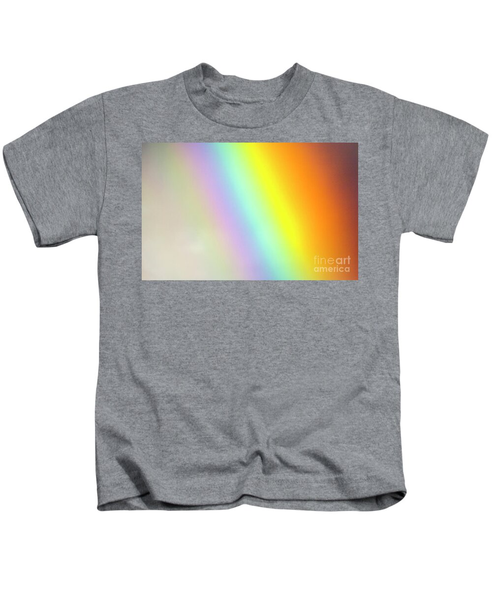 00345486 Kids T-Shirt featuring the photograph Bright Rainbow Spreading Denali N P by Yva Momatiuk John Eastcott