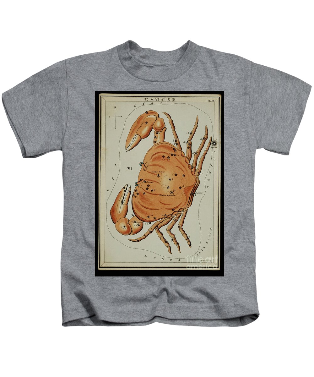 Cancer Kids T-Shirt featuring the photograph Cancer Constellation Zodiac Sign 1825 by Science Source