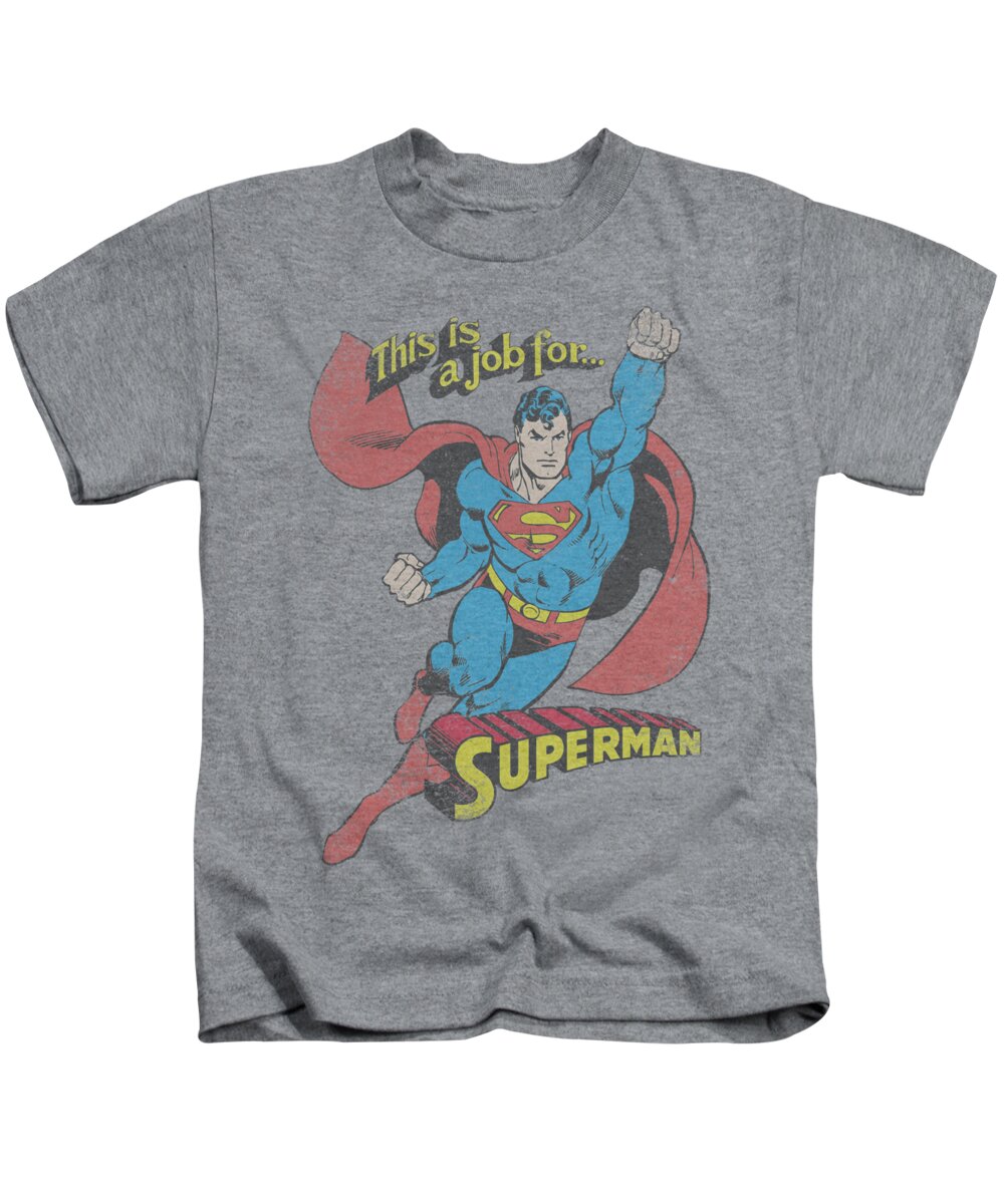  Kids T-Shirt featuring the digital art Dc - On The Job by Brand A