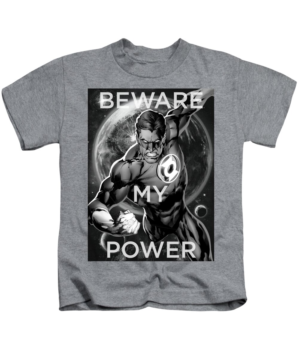  Kids T-Shirt featuring the digital art Dc - Power by Brand A