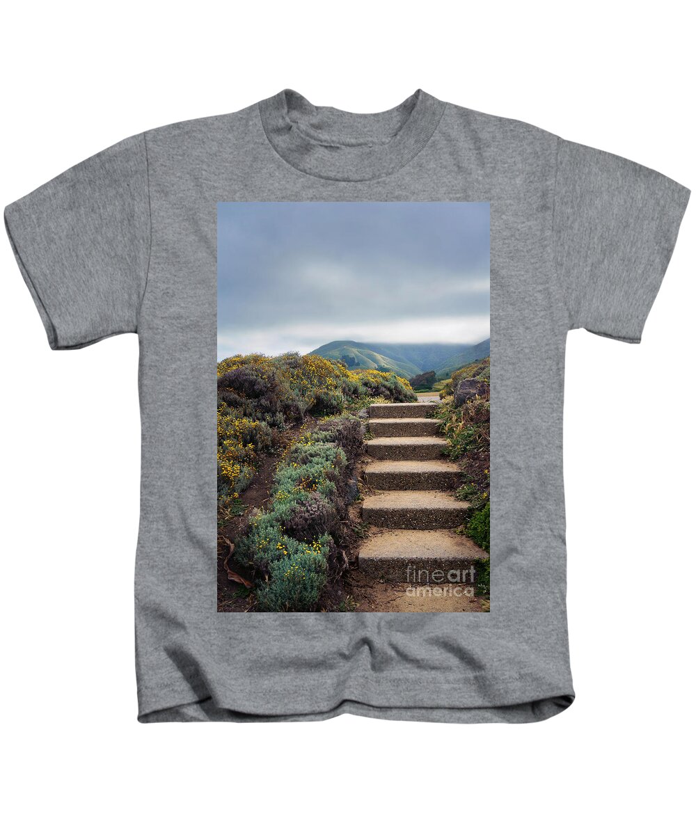 Landscape Kids T-Shirt featuring the photograph Distant Montara by Ellen Cotton