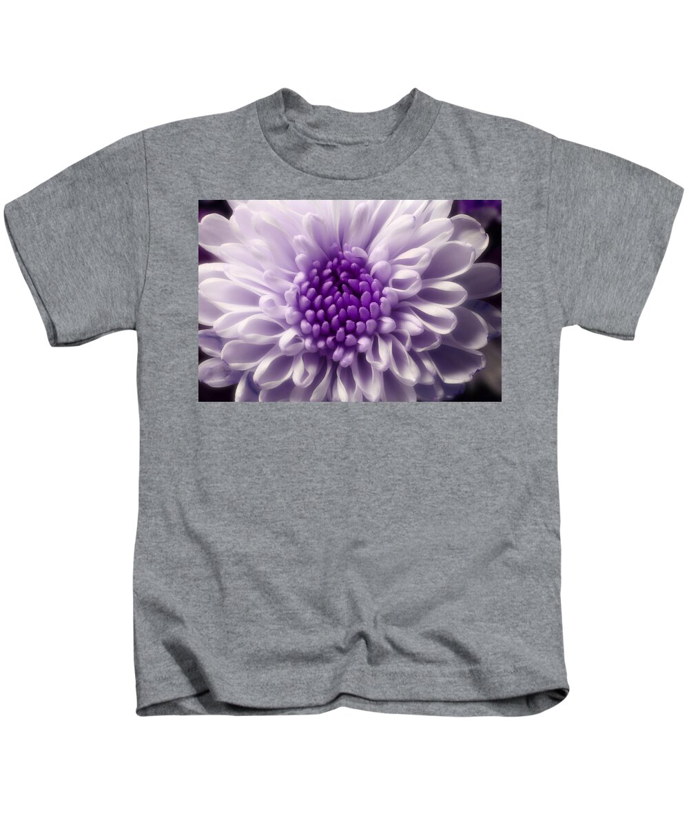 Purple Flowers Kids T-Shirt featuring the photograph Dreaming In Color by Michael Eingle