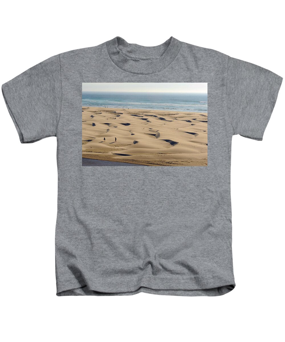 Home Kids T-Shirt featuring the photograph Dune Beach by Richard Gehlbach