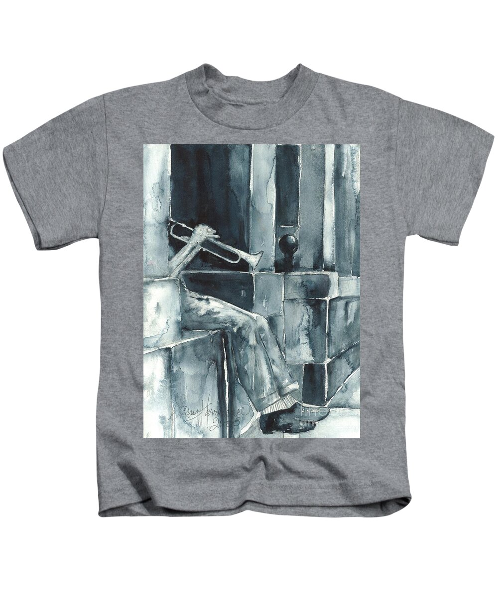 Original Wc 15x12 Kids T-Shirt featuring the painting Echo of the Spirit by Sherry Harradence