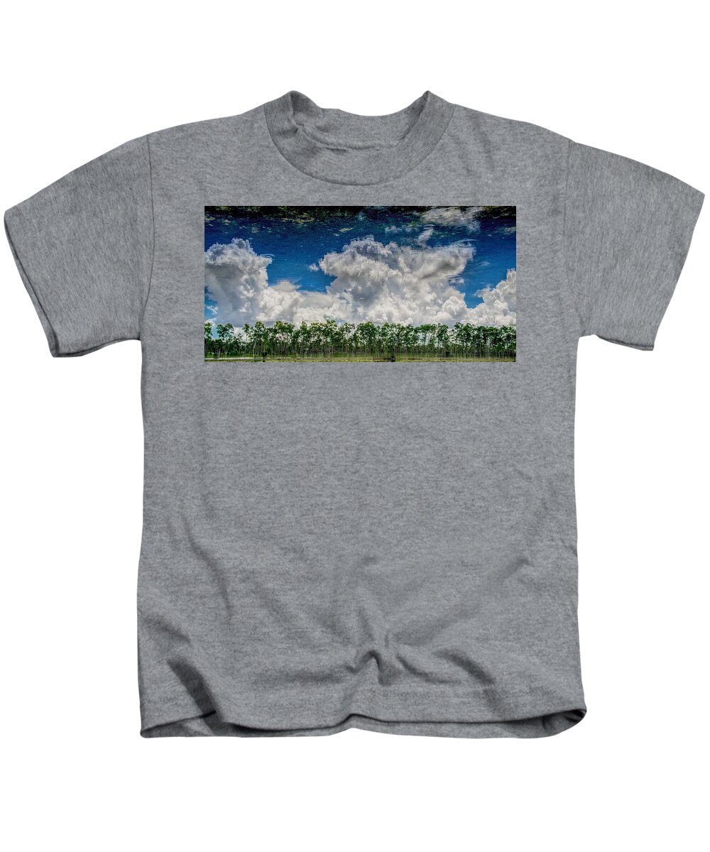 Everglades Kids T-Shirt featuring the photograph Reflected Everglades 0203 by Rudy Umans