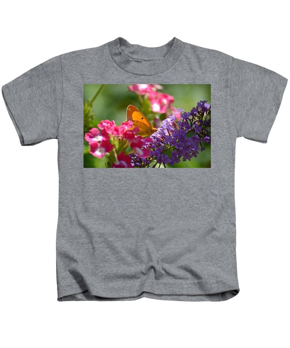 Butterfly Kids T-Shirt featuring the photograph Eyes of Green by Lori Tambakis