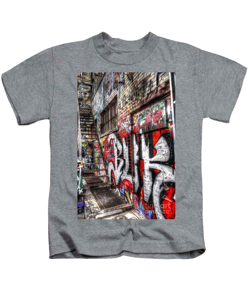 Graffiti Kids T-Shirt featuring the photograph Freestyle Walking by Anthony Wilkening