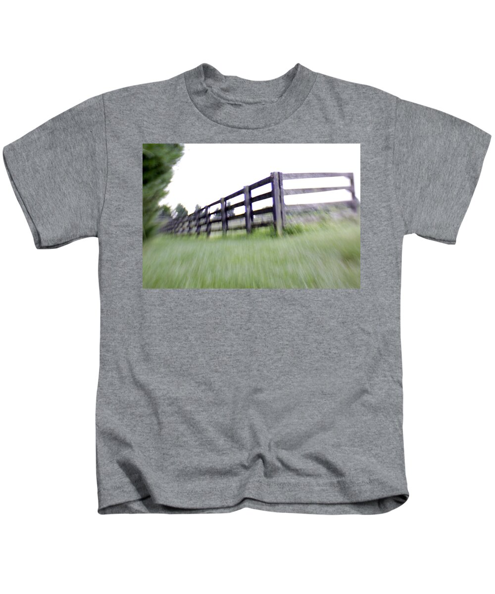 Grass Kids T-Shirt featuring the photograph Fright or Flight by Jean Macaluso