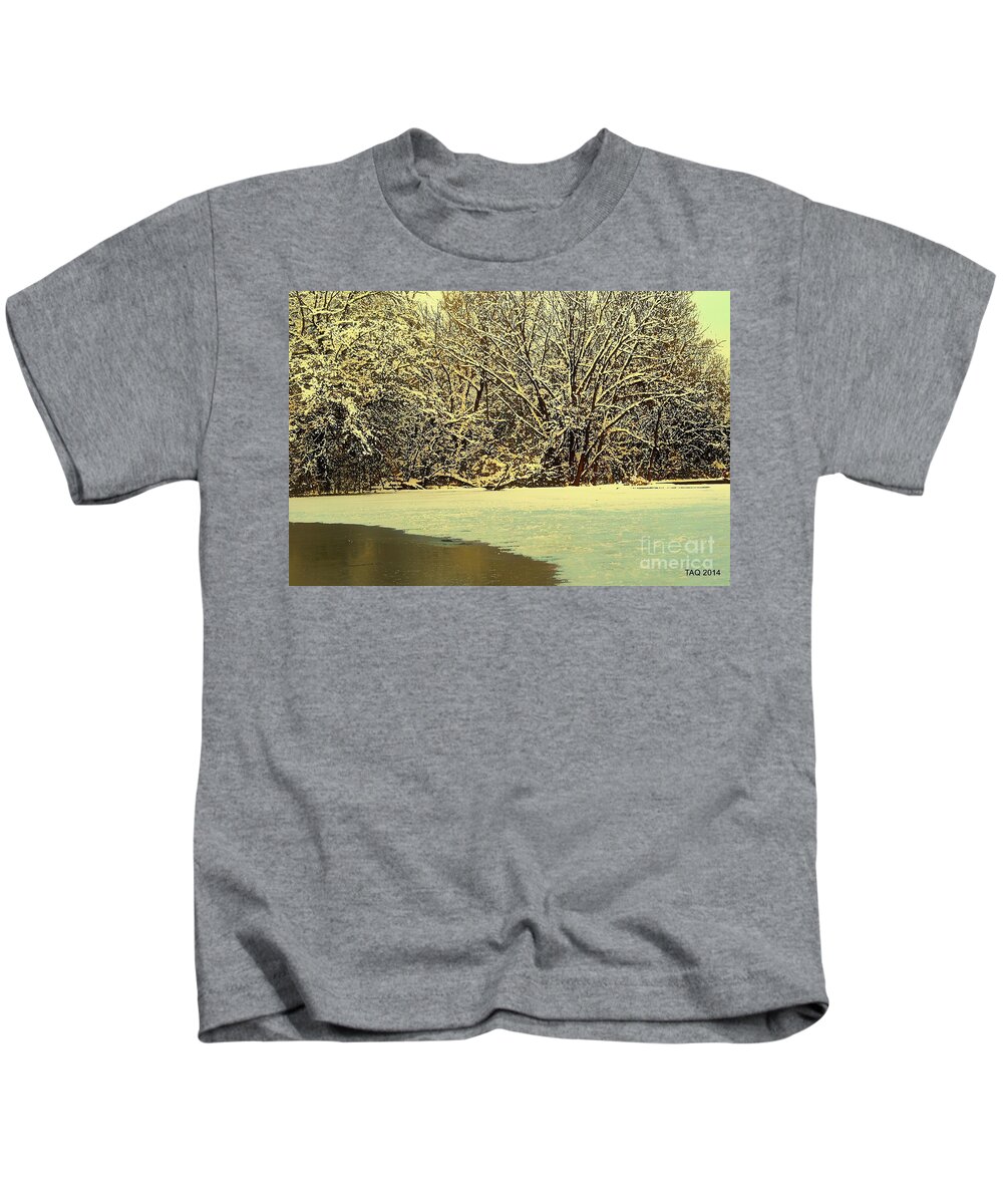 Pond Kids T-Shirt featuring the photograph Frosted Sugar by Tami Quigley