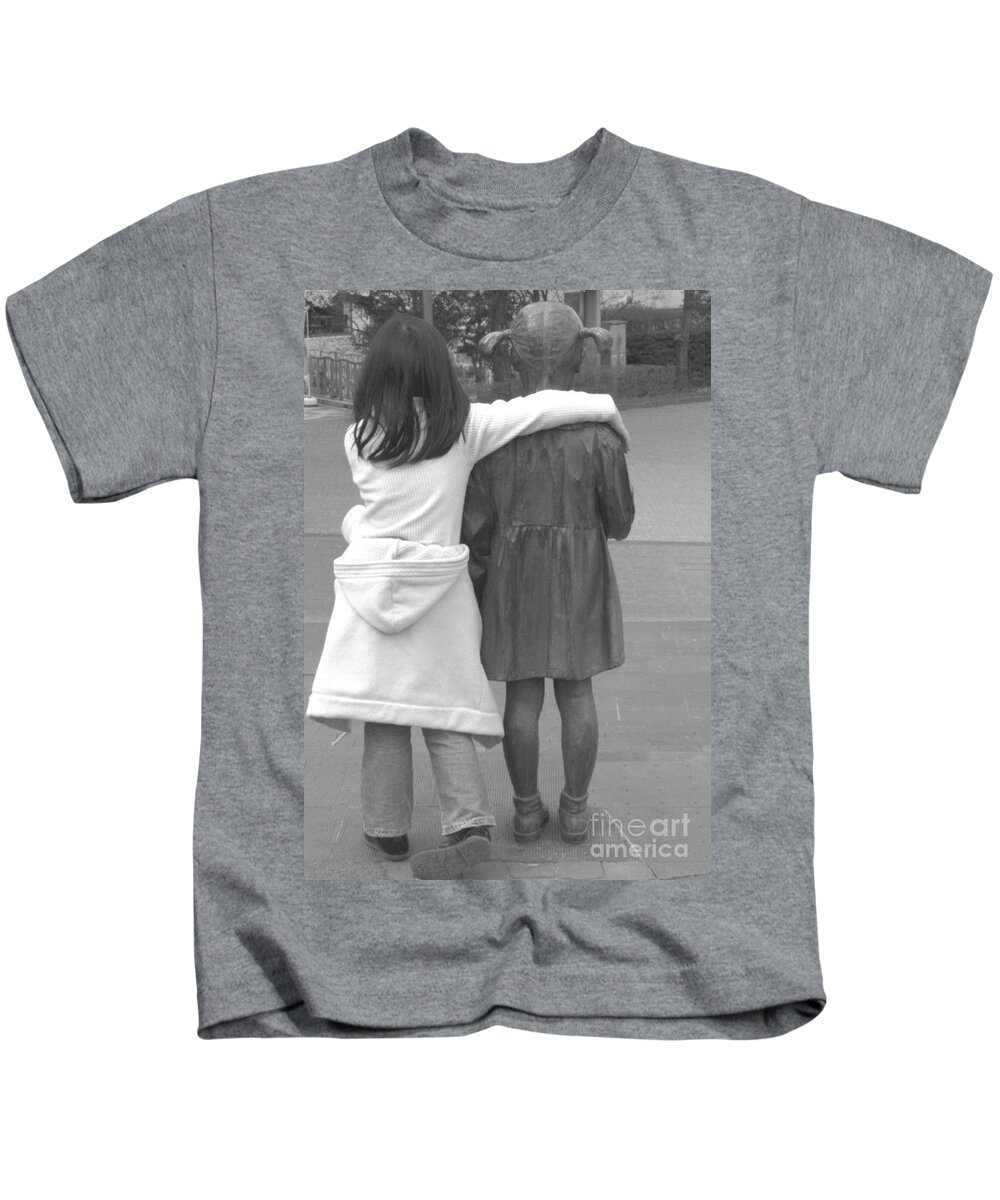 Girls Kids T-Shirt featuring the photograph Girls by Andrea Anderegg
