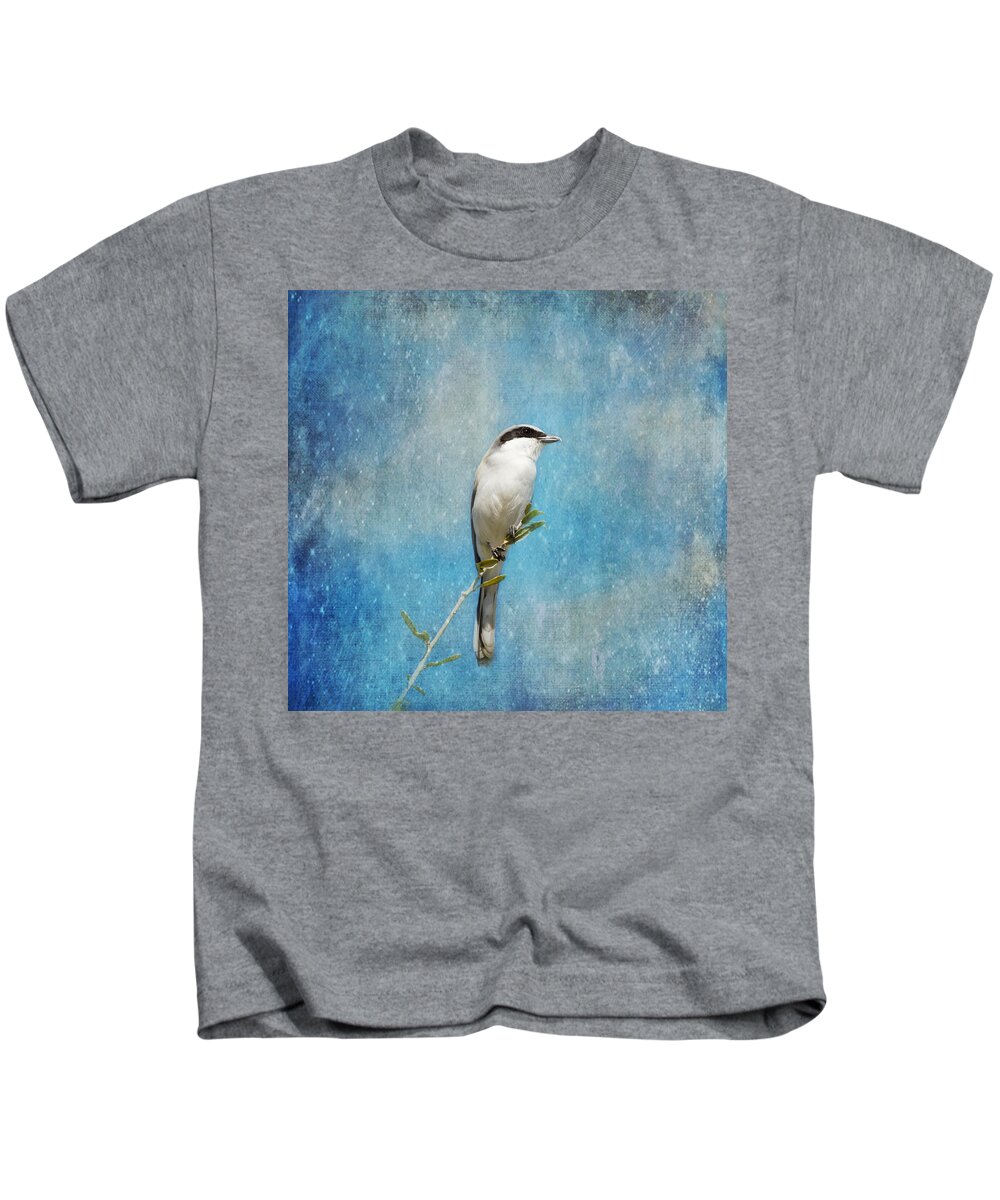 Bird Kids T-Shirt featuring the photograph Hanging Around by Kim Hojnacki