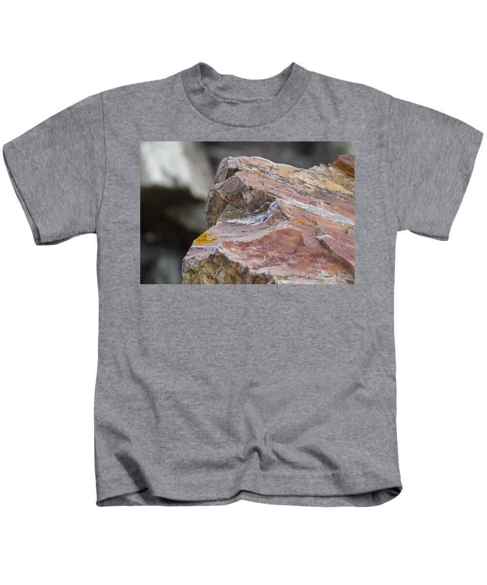 Granite Kids T-Shirt featuring the photograph Hard Edge by Natalie Rotman Cote
