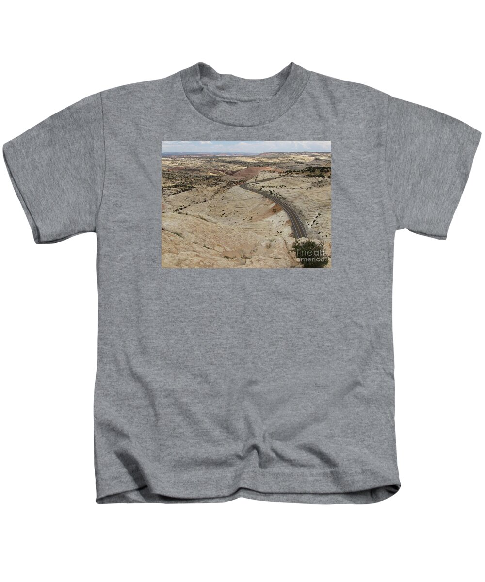 Utah Kids T-Shirt featuring the photograph Head of the Rocks - Canyons of the Escalante by Sheryl Young