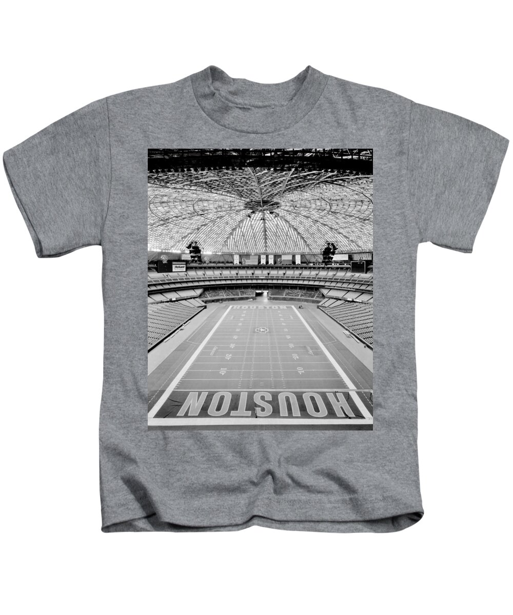 Houston Kids T-Shirt featuring the photograph Houston Astrodome by Benjamin Yeager