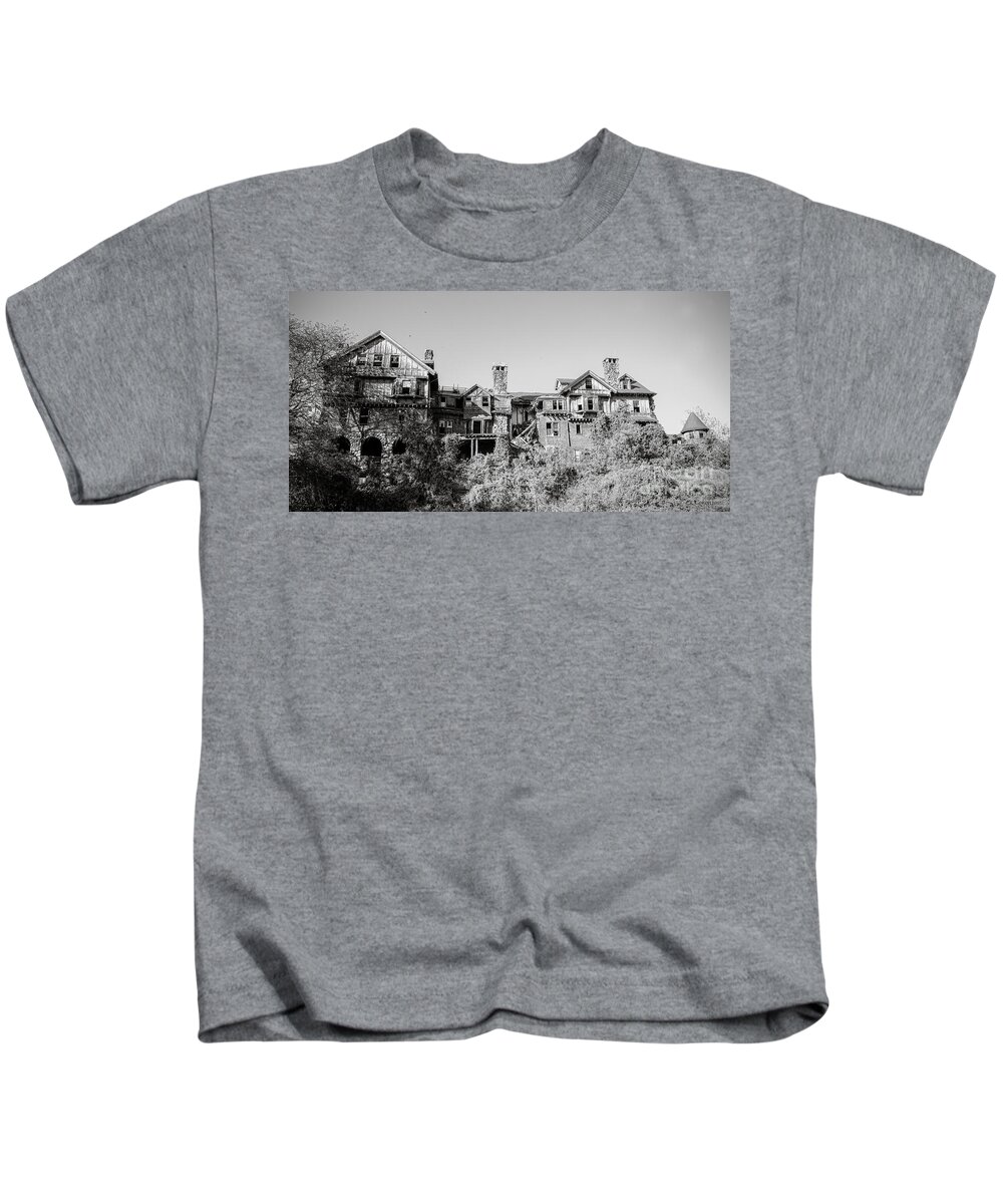 Halcyon Hall Kids T-Shirt featuring the photograph I'm Not What I Used to Be by Carol Lynn Coronios