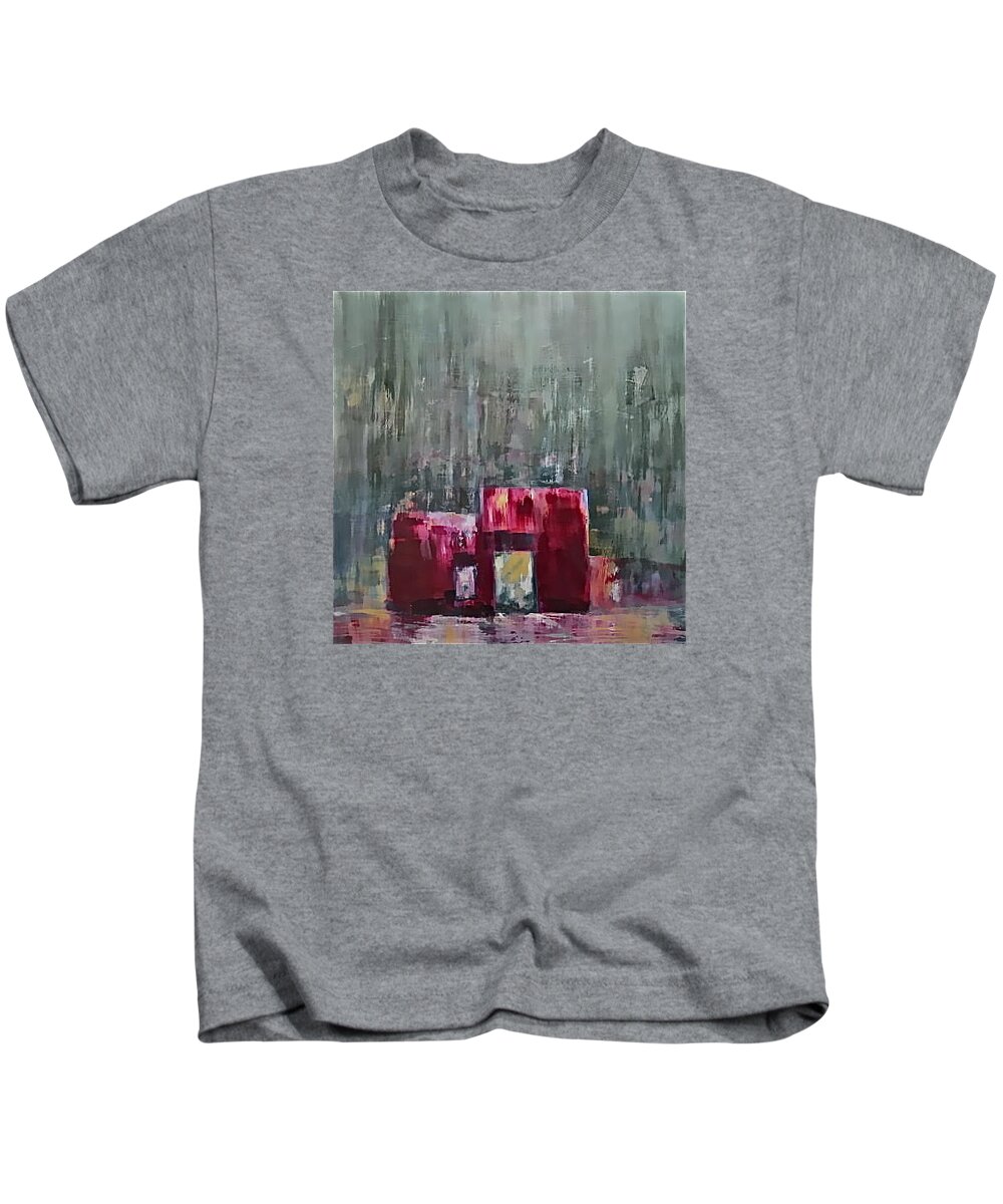 Building Kids T-Shirt featuring the painting Indianola Nights by Janice Nabors Raiteri