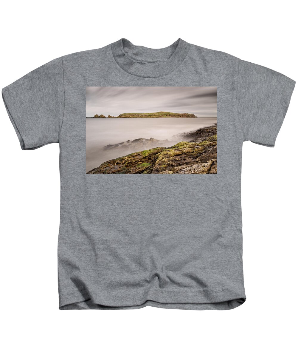 Isle Of Muck Kids T-Shirt featuring the photograph Isle of Muck by Nigel R Bell