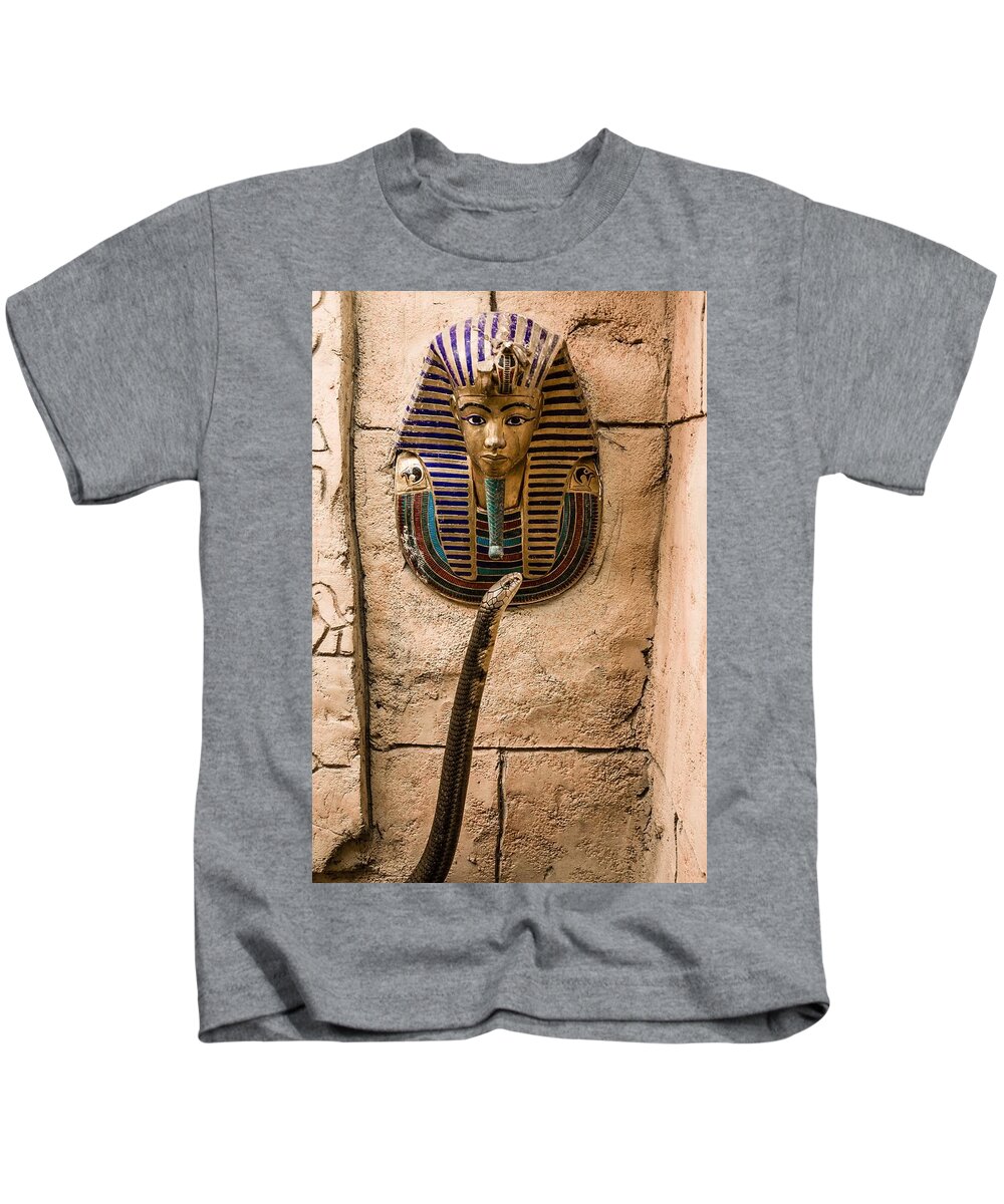 King Cobra Kids T-Shirt featuring the photograph King and King by Robert L Jackson