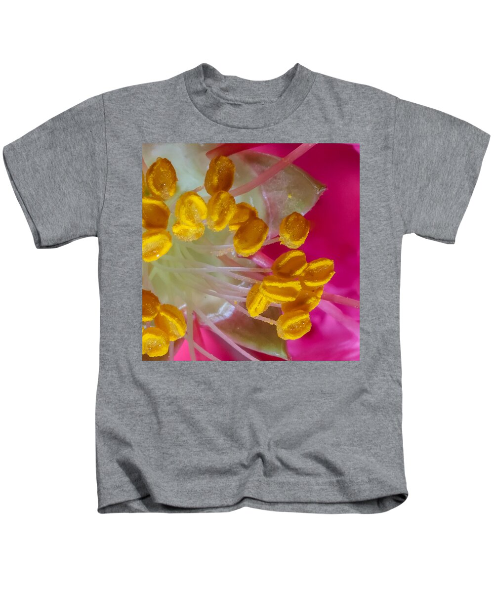 Background Kids T-Shirt featuring the photograph Lagerstroemia Indica Stigma by Traveler's Pics