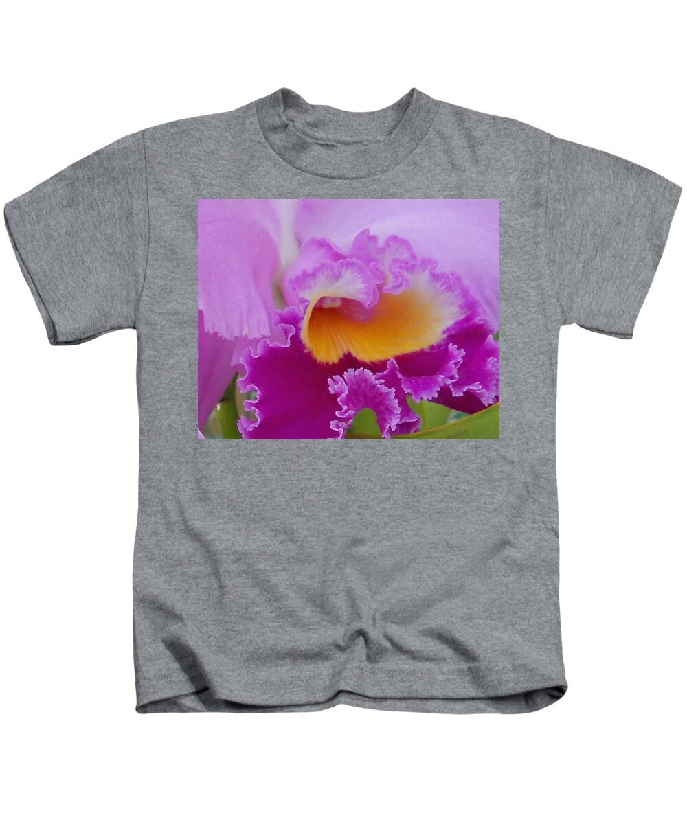 Orchid Kids T-Shirt featuring the photograph Lavender Orchid by Aimee L Maher ALM GALLERY