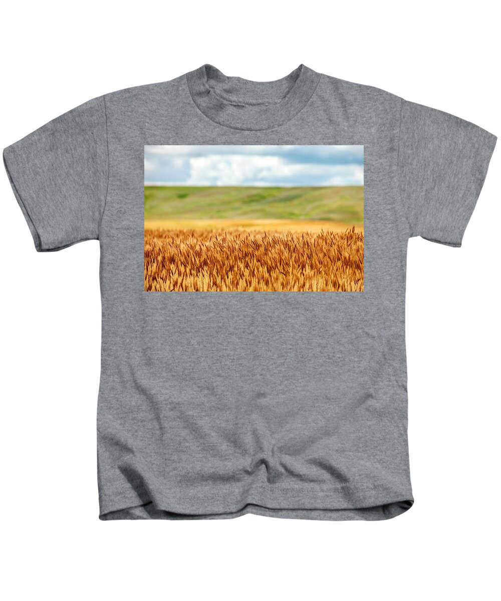 What Kids T-Shirt featuring the photograph Layers of Grain by Todd Klassy