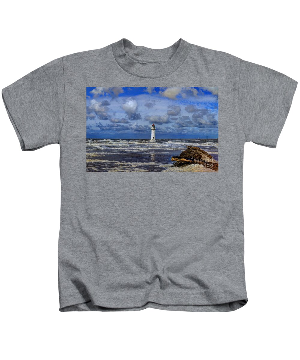 Lighthouse Kids T-Shirt featuring the photograph Lighthouse by Spikey Mouse Photography