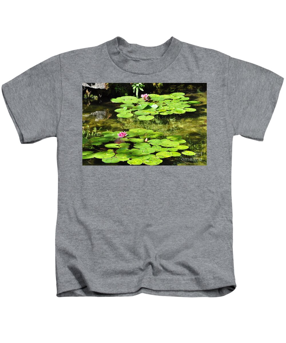 Pond Kids T-Shirt featuring the photograph Lily Pads by Kirt Tisdale