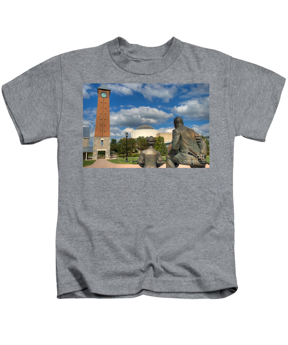 Campus Kids T-Shirt featuring the photograph Look what they built for us Kitty by Mark Dodd