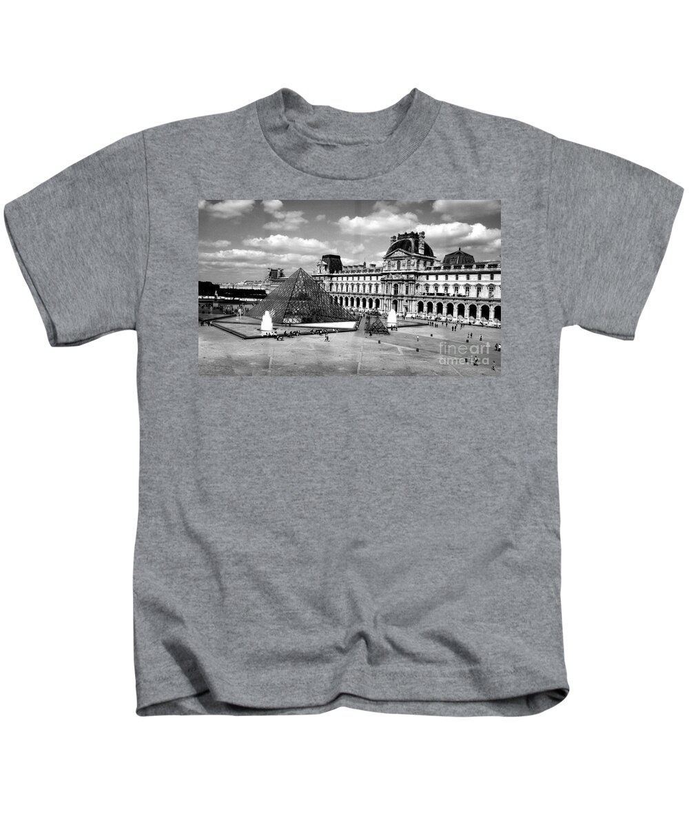 Louvre Museum Kids T-Shirt featuring the photograph Louvre Museum by Crystal Nederman