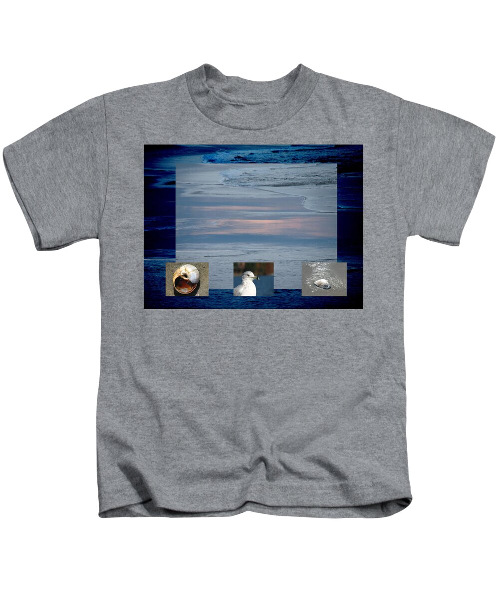 Sea Kids T-Shirt featuring the photograph Ogunquit Beach by Natalie Rotman Cote
