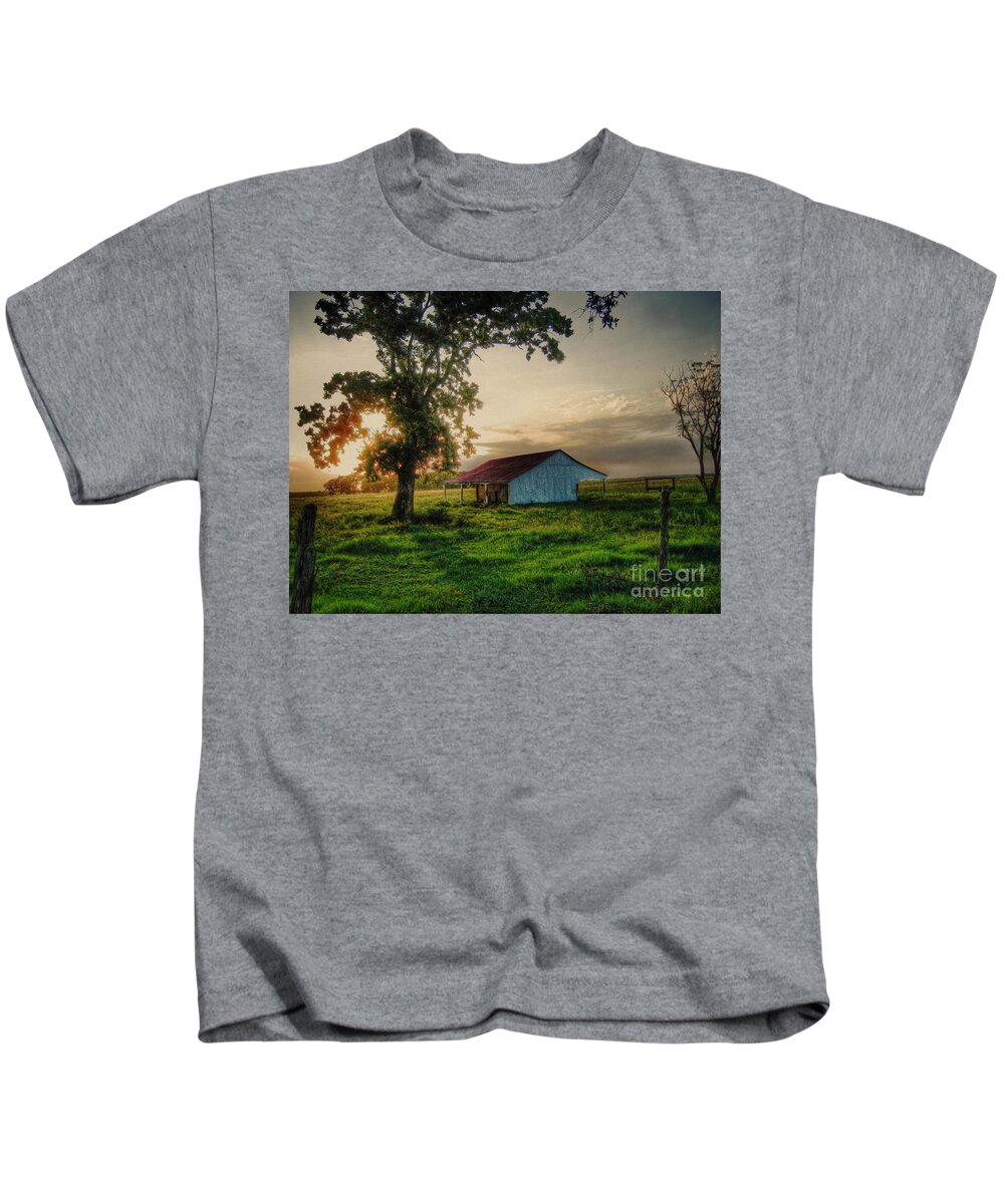 Old Kids T-Shirt featuring the photograph Old Shed by Savannah Gibbs