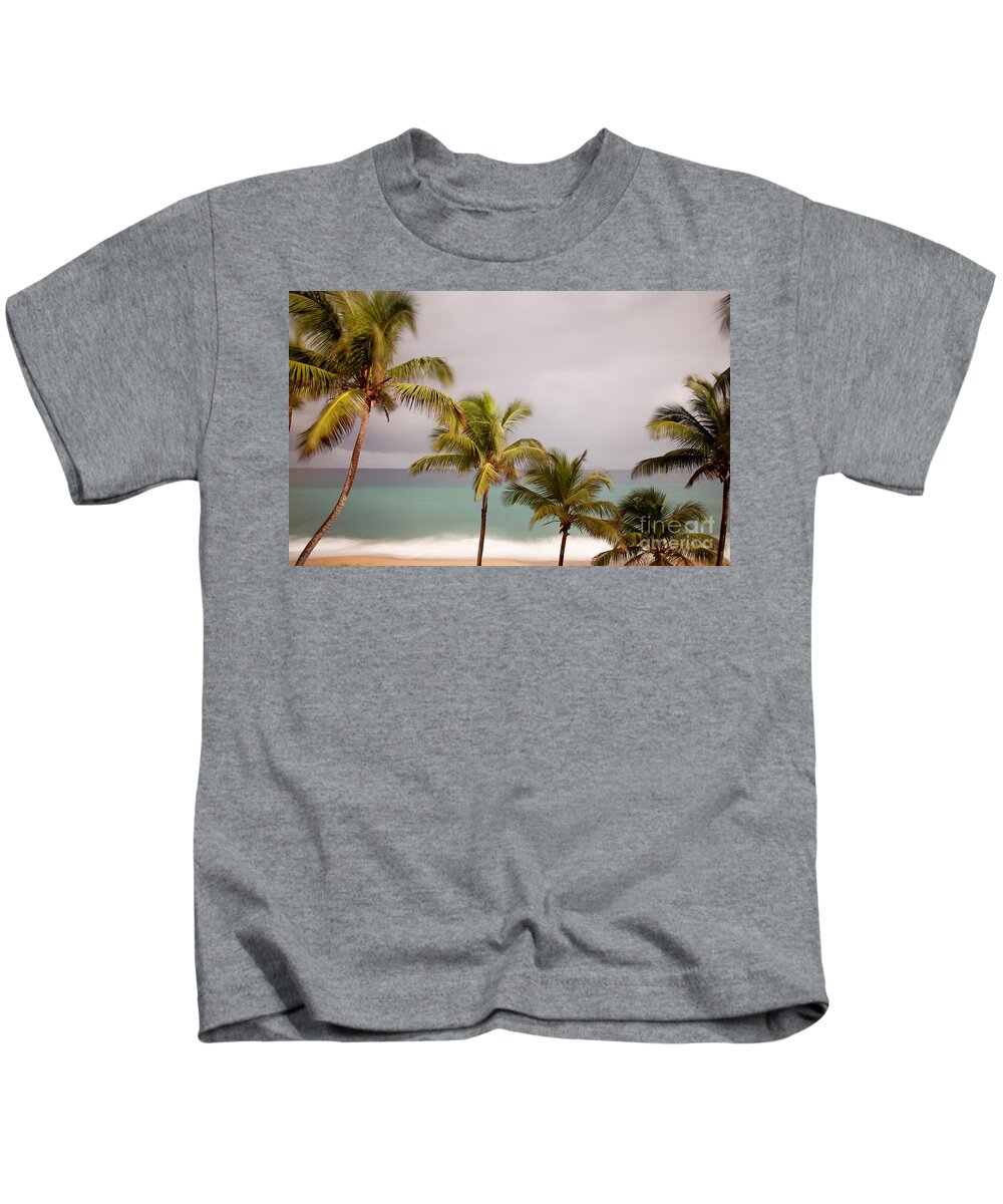Beach Kids T-Shirt featuring the photograph Palm Beach by Jo Ann Tomaselli