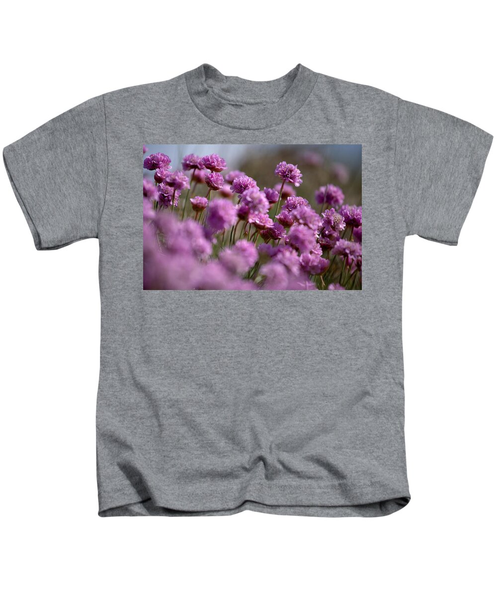 Purple Kids T-Shirt featuring the photograph Purple haze by Nigel R Bell
