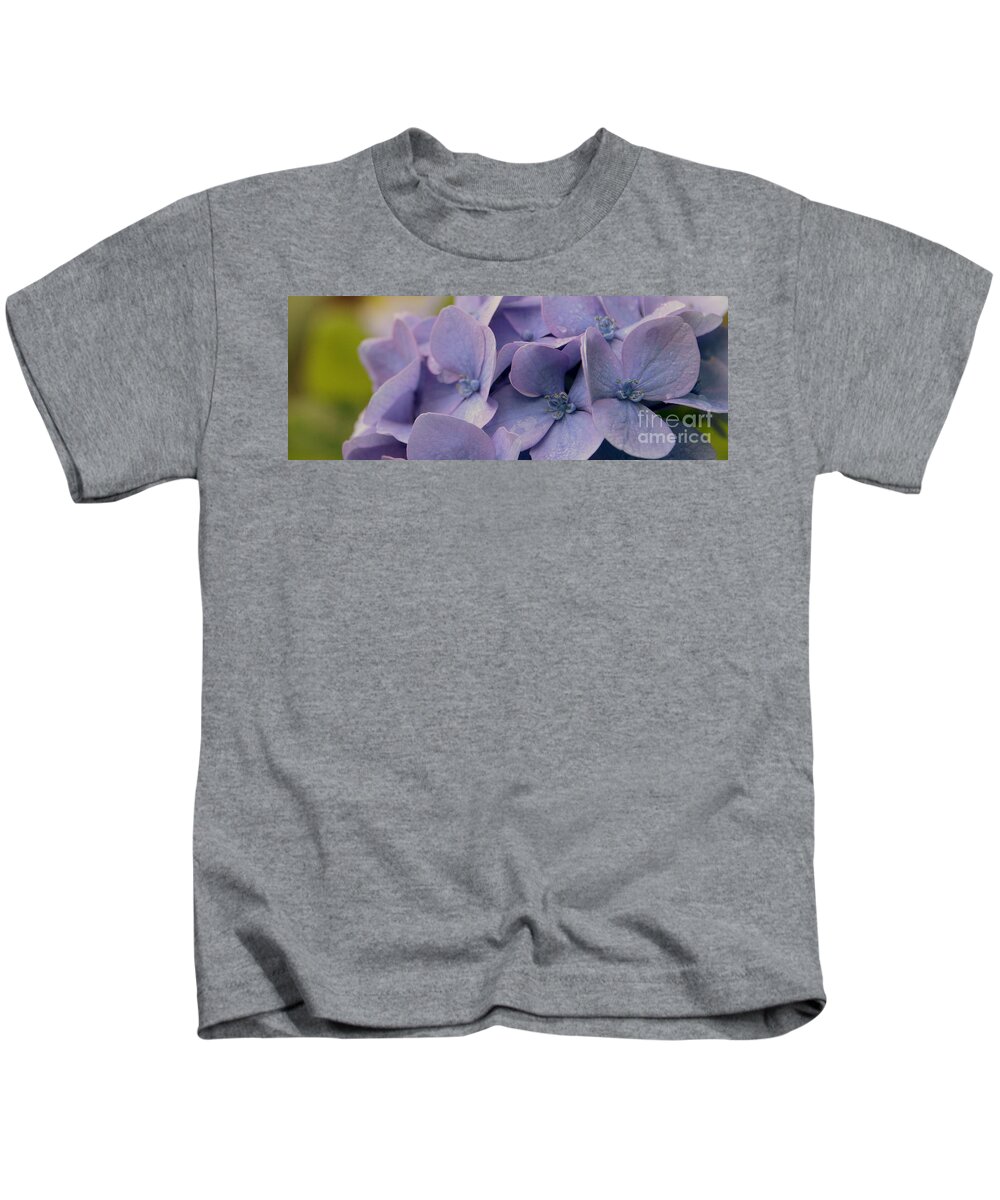 Flower Kids T-Shirt featuring the photograph Purple Hydrangea by Amanda Mohler