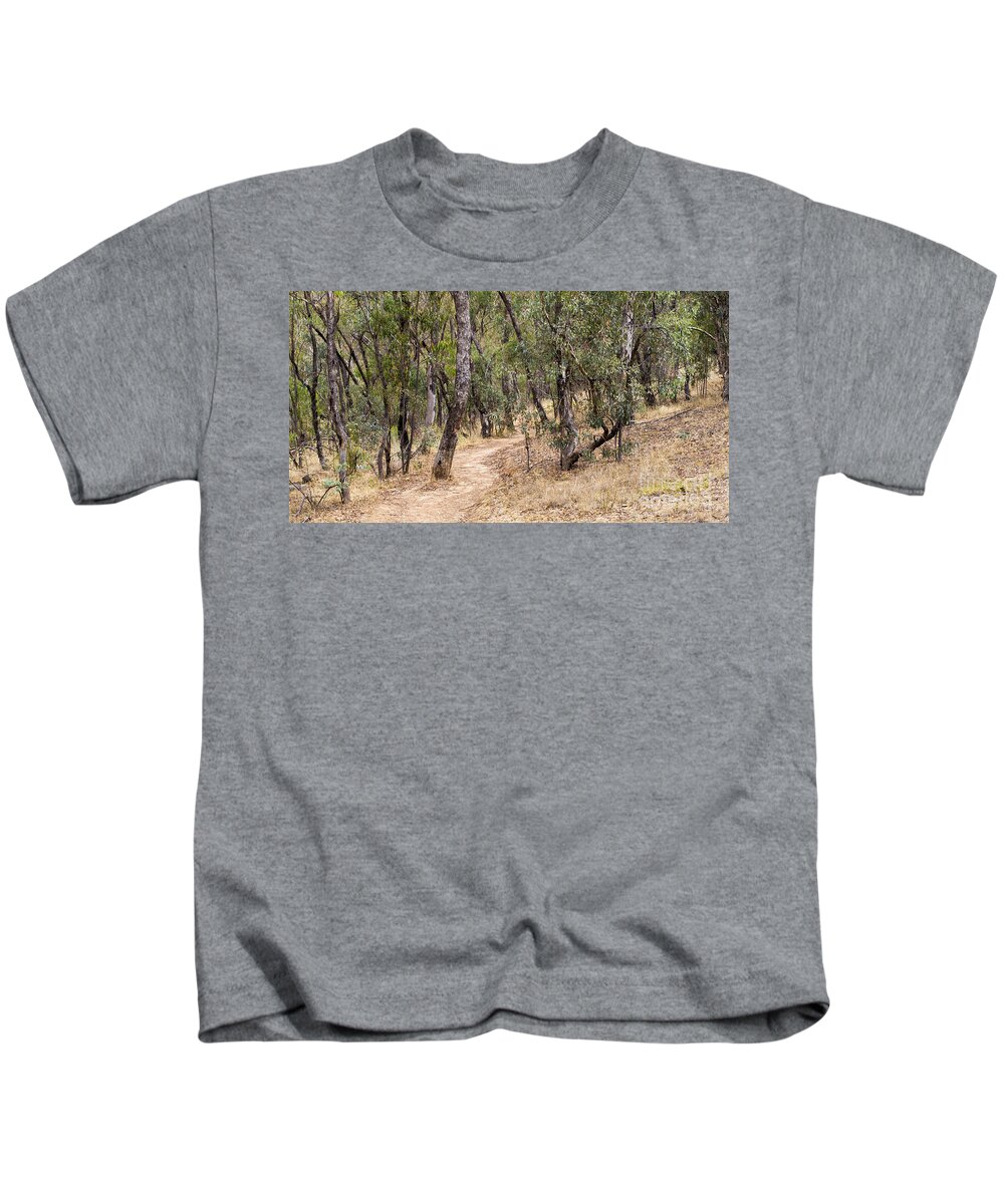 Australia Kids T-Shirt featuring the photograph Red Hill Trail by Steven Ralser