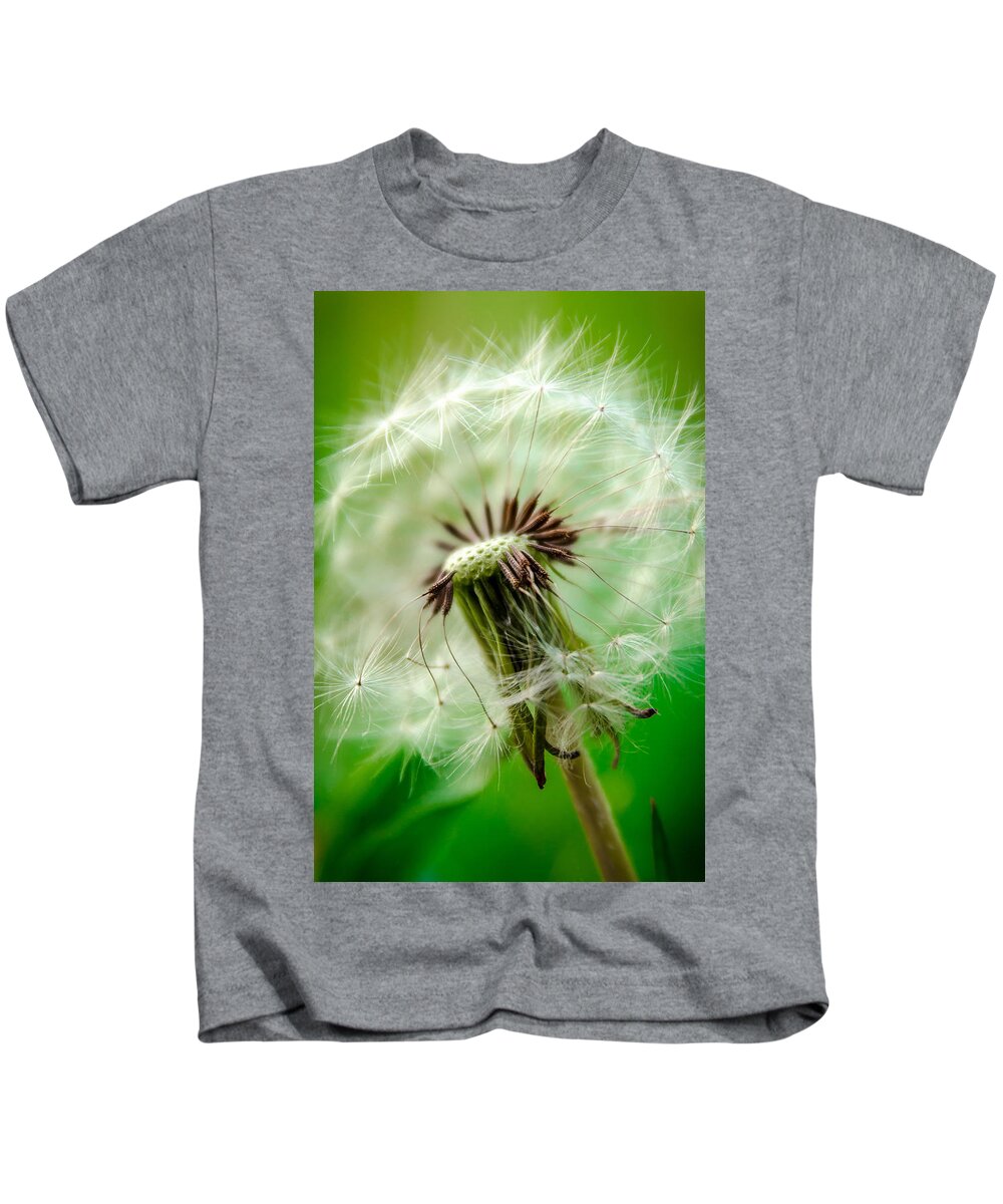 Dandelion Kids T-Shirt featuring the photograph Releasing Seeds by Rick Bartrand