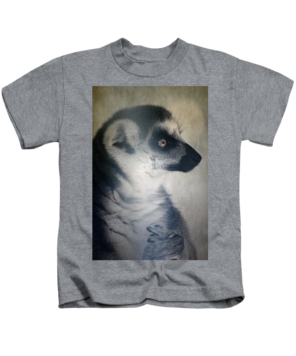 Ring Tailed Lemur Kids T-Shirt featuring the photograph Ring Tailed Lemur by Melanie Lankford Photography