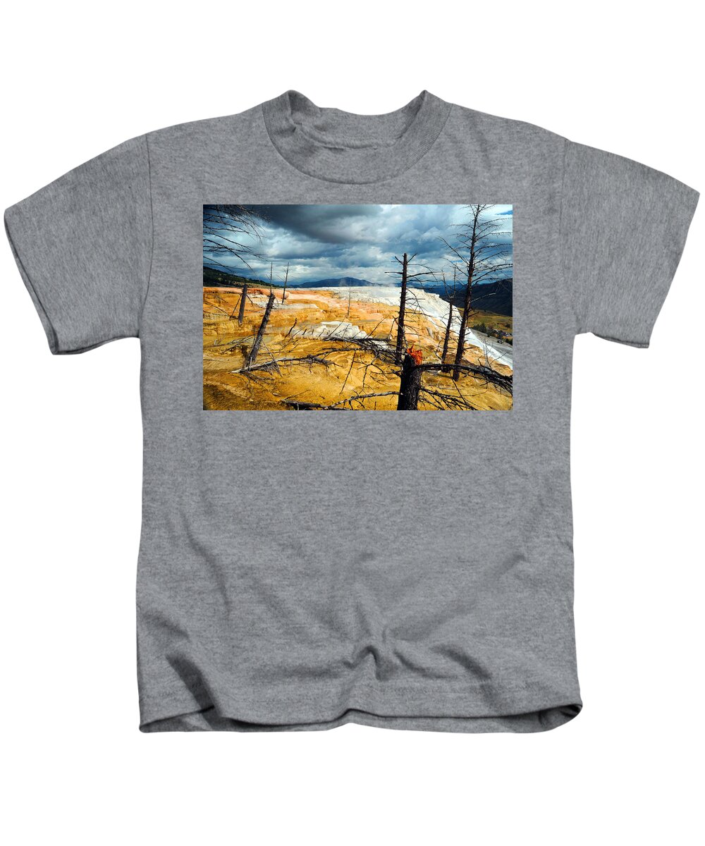United States Kids T-Shirt featuring the photograph Rising Heat by Richard Gehlbach
