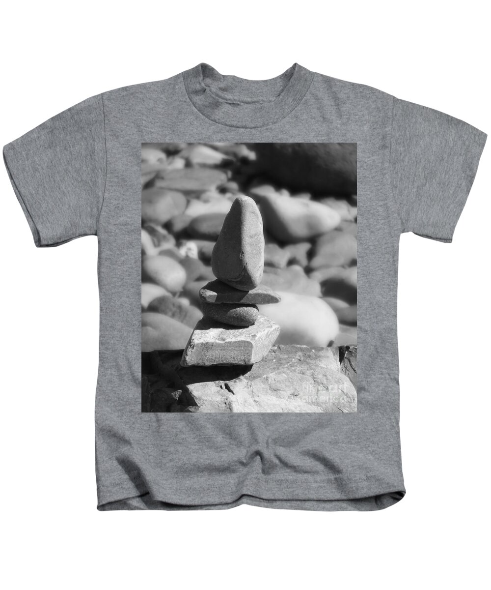 And Kids T-Shirt featuring the photograph Rock Stacking by Kristen Fox