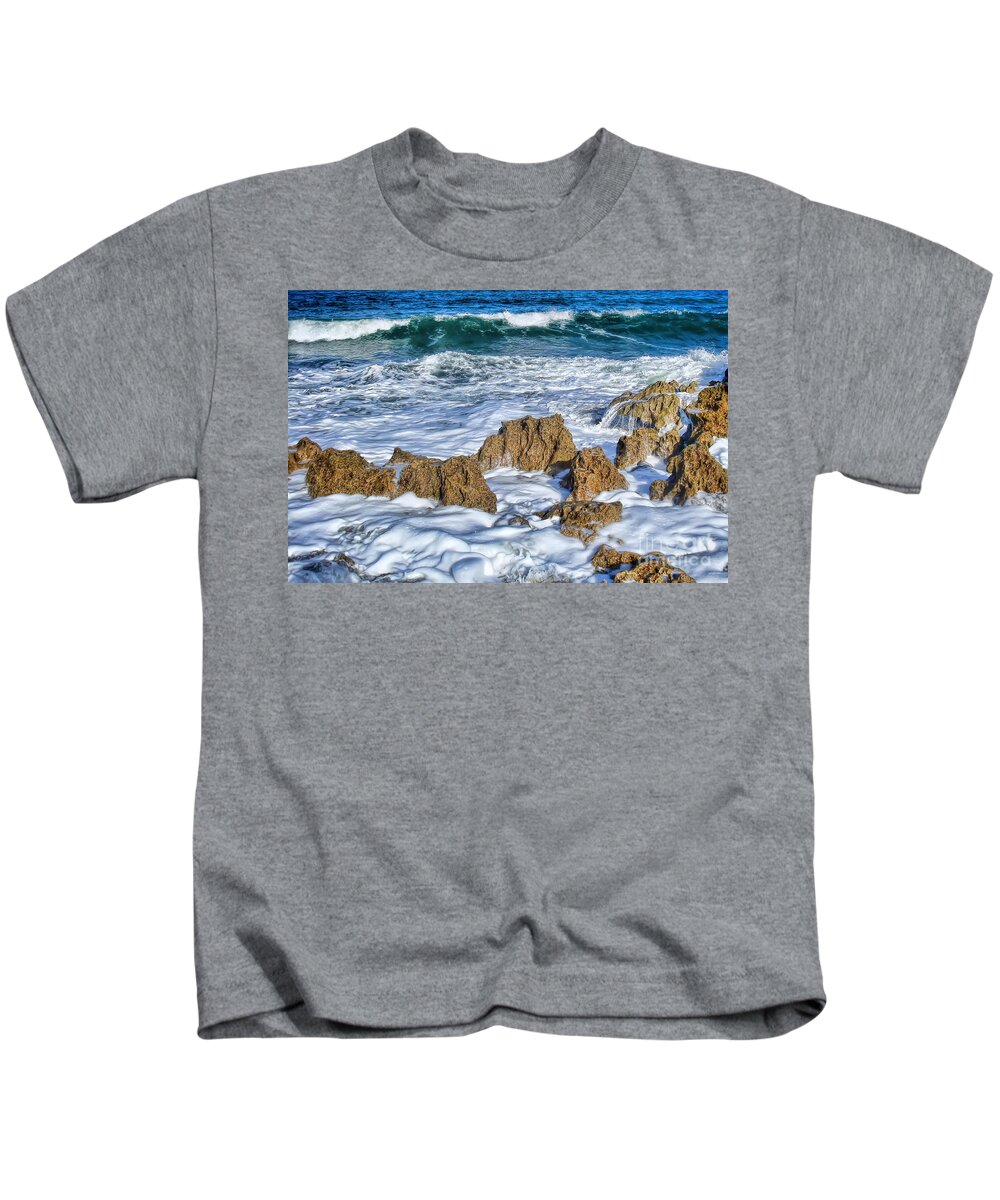 Ross Witham Kids T-Shirt featuring the photograph Ross Witham Beach Stuart Florida by Olga Hamilton