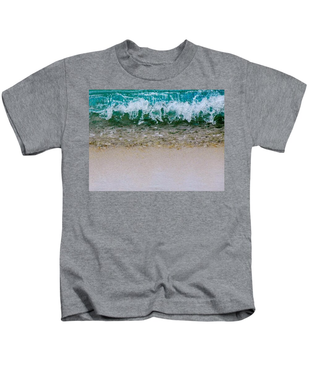 Wave Kids T-Shirt featuring the photograph Sea Shore Colors by Debra Martz